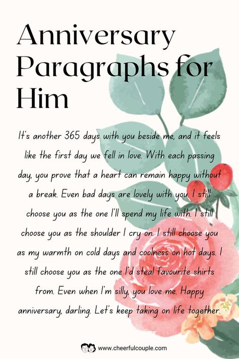 Anniversary Paragraphs for Him Preview Image Anniversary Paragraphs, Anniversary Wishes For Boyfriend, Messages For Your Boyfriend, Paragraph For Boyfriend, Love Paragraphs, Love Paragraphs For Him, Anniversary Quotes For Boyfriend, Anniversary Quotes For Husband, Cute Messages For Him