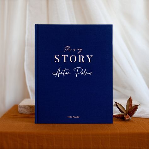 Capture your tale in style with our delightful 'This Is My Story' Memoir Journal in Navy. 📝✨ Let your words weave the magic! . . #MemoirJournal #ThisIsMyStory #JournalingJourney #WriteYourStory #NavyJournal #JournalMagic #JournalInspiration #JournalLife #MemoirWriting #Storytelling #CreativeWriting #JournalingCommunity #MemoriesMade #CaptureLife #JournalLove Modern Baby Book, The Importance Of Family, Birth Announcement Gifts, Personalized Books For Kids, Memoir Writing, Kids Bedtime, Keepsake Books, This Is My Story, Life Moments