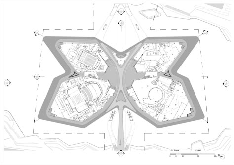 Zaha Hadid Architects completes Zhuhai Jinwan Civic Art Centre in China Zaha Hadid Airport, Zaha Hadid Plan, Sponge City, Zaha Hadid Architecture, Zaha Hadid Design, Interactive Exhibition, Facade Architecture Design, Artificial Lake, Zhuhai