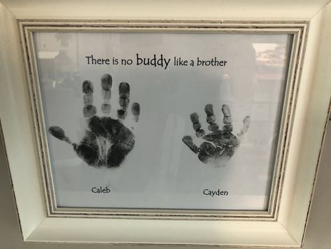 Big Brother Little Brother, Handprint Craft, Little Brother, Hand Print, Big Brother