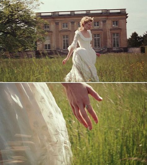 This is Versailles: Film Fashion: Marie Antoinette (2006) - Marie Antoinette Bridgertons Aesthetic, Charlene Von Monaco, Video With Lyrics, Marie Antoinette 2006, Peach Gown, Feather Gown, Romantic Academia, Film Fashion, Elisabeth Ii