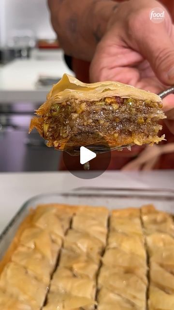 Food Network | @chefsymon’s mom is the queen of Baklava! 👑 She adds zwieback crackers to bind all the nuts. Once you try, you’ll never go back!

... | Instagram Food Network Baklava, Danish Desserts, Baklava Recipes, Greek Deserts, Queens Food, Bio Food, Baklava Recipe, Michael Simon, Greek Desserts