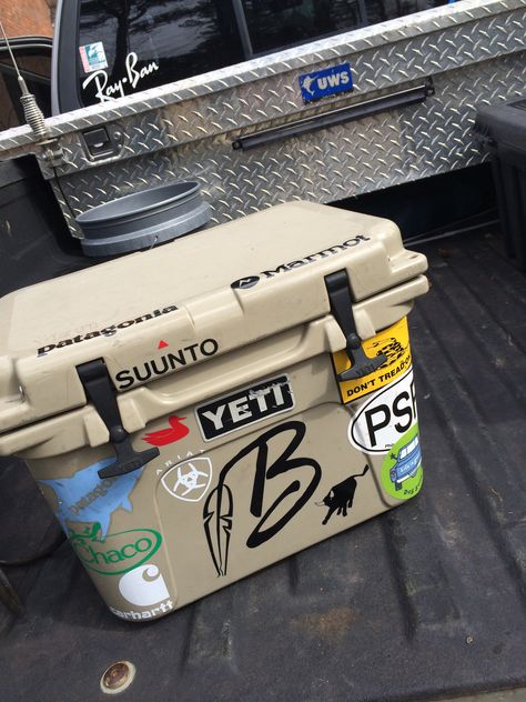 Yeti.  Sticker life Yeti Cooler Aesthetic, Yeti Cooler Stickers, Cooler Stickers, Hampton Home, Yeti Cooler, Yeti Coolers, Flying Car, Adventure Aesthetic, Sticker Bomb