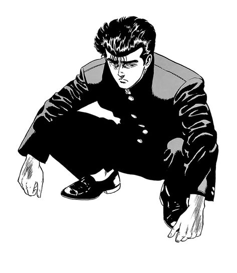 Manga Delinquent, Rokudenashi Blues, Asian Squat, Slav Squat, Chinese Artwork, Cyberpunk Anime, Boy Poses, Manga Pages, Drawing Reference Poses