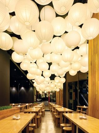 Ramen Ya, Zhoushan, Japanese Restaurant Interior, Japanese Restaurant Design, Australian Interior, Australian Interior Design, Japanese Interior Design, Interior Design Awards, Restaurant Lighting