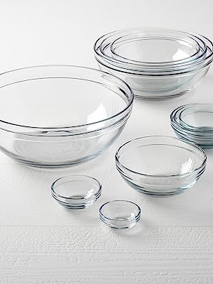 A another essenstial is the mixing bowls. This set I personally love. cones with every size you need! The heat, and freezer safe is a must. Ceramic Mixing Bowls, Fancy Kitchens, Stainless Steel Measuring Cups, Mixing Bowl Set, Kitchen Tool Set, Plates And Bowls Set, Glass Mixing Bowls, Registry Items, Glass Dinnerware