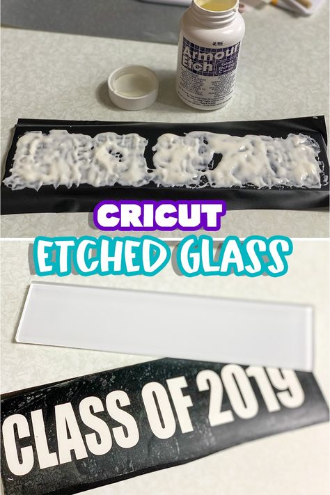 Cricut glass etching is an easy way to make any plain glass look expensive. Learn how to etch glass with cricut to make really amazing gifts. #cricutmade #cricutprojects #cricutexplore #cricut Etch Glass With Cricut, Cricut Glass Etching, Etched Casserole Dish, Glass Etching Cream, Laser Etched Glass, Etching Diy, Glass Etching Projects, Etching Ideas, Etching Cream