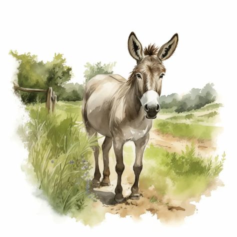 14 Donkey Clipart, Farm Donkey, Farmyard Animals, Watercolor Clipart, High Quality Jpgs, Digital Download, High Resolution, Commercial Use - Etsy Ukraine Donkey Clipart, Farm Donkey, Donkey Farm, Farmyard Animals, Animals Watercolor, Watercolor Tips, Watercolor Illustrations, Farm Yard, Watercolor Animals