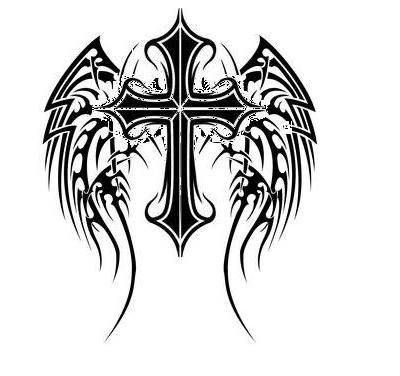 Wings | Cross with Angel Wings by AJ Kidman | Flickr - Photo Sharing! Cross With Wings Tattoo, Draw Tattoo, Cross With Wings, Cross Drawing, Celtic Cross Tattoos, Cross Tattoo For Men, Cross Tattoos, Holy Quotes, Cross Tattoo Designs