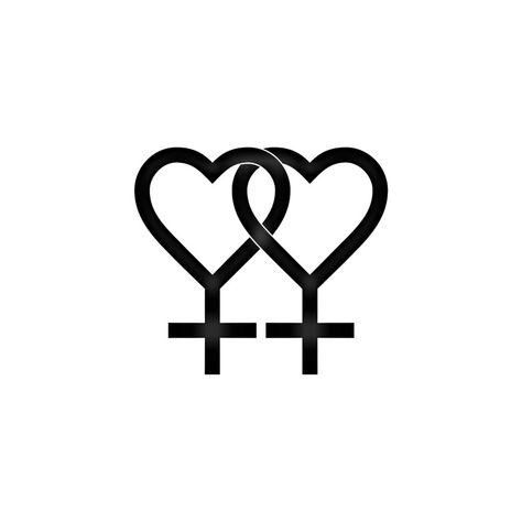 I designed one of the first tattoos I plan on getting! Lesbian Sign Tattoo, Lesbian Symbol Tattoo, Wlw Tattoo Ideas, Lesbian Tattoo Ideas Design, Love Symbol Tattoo, Sapphic Tattoo, Lesbian Tattoo, Lesbian Symbol, Simple Tatto