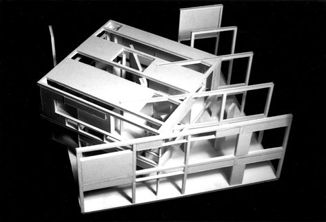 Peter Eisenman Architecture, Peter Eisenman, College Architecture, Concept Models Architecture, Miller Homes, Arch Model, Architecture Model Making, Brutalist Architecture, Diagram Architecture