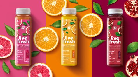 Label Minuman, Fruit Juice Packaging, Juice Ad, Juice Label, Brand Values, Juice Branding, Label Printing, Drinks Packaging Design, Juice Packaging