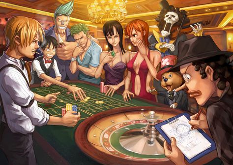 One Piece de Casino by FeiGiap.deviantart.com on @deviantART Franky Super, Brooks One Piece, Casino Decorations, Casino Royale Party, Casino Night Party, Casino Night, Casino Royale, Casino Party, Casino Theme