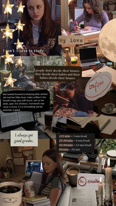 Rory Gilmore study motivation 📚📖🕰️☕🎧 #study #studymotivation #rorygilmore #gilmoregirls Study Mode Wallpaper, Rory Motivation, Rory Gilmore Quotes Study, Study Asthetics Wallpaper, Rory Study Motivation Wallpaper, Rory Gilmore Aesthetic Wallpaper, Rory Gilmore Studying, Rory Gilmore Studying Aesthetic, Rory Gilmore Wallpaper