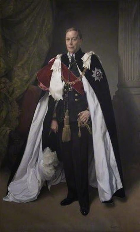 Coronation Robes, Order Of The Garter, King George Vi, English Royalty, Scottish Artists, Isabel Ii, Queen Of England, British Monarchy, George Vi