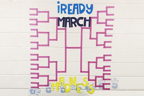 i-Ready Central Create an i-Ready March Madness Competition Math March Madness Bracket, Iready Incentive Chart February, I-ready Bulletin Board Ideas, Iready Incentive Chart March, Math March Madness, March Madness School Ideas, March Madness Math Ideas, March Madness Classroom Transformation, Class Competition Ideas