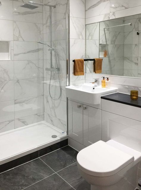 Large Tile Bathroom, Tile Mountain, Toilet Designs, Bathroom Vibes, Bathroom Redecorating, Storage Vanity, Shower Renovation, White Marble Bathrooms, Marble Tile Bathroom