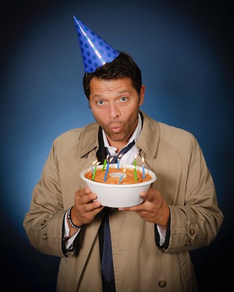 (15) Misha Collins (@mishacollins) | Twitter Misha Collins Birthday, Dean Winchester Birthday, Supernatural Happy Birthday, Supernatural Birthday, Castiel Spn, Gregorian Calendar, Jensen And Misha, Jared And Jensen, Supernatural Cast