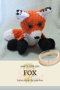 Knitting Loom Animals, Yarn Loom Projects, Loom Knit Animals, Loom Knitting Patterns Hat, Loom Animals, Knit Loom, Round Loom Knitting, Circle Loom, Loom Board