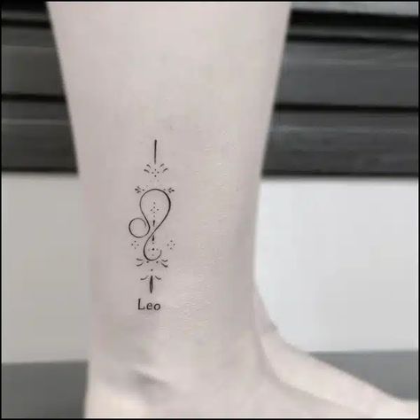 Leo Tattoo Designs For Women Zodiac, Feminine Leo Tattoos, Tattoo For Leo, Leo Tattoo For Women Zodiac, Leo Sign Tattoo Ideas, Leo Star Sign Tattoo, Leo Inspired Tattoos, Leo Tattoo For Women, Leo Tattoo Ideas