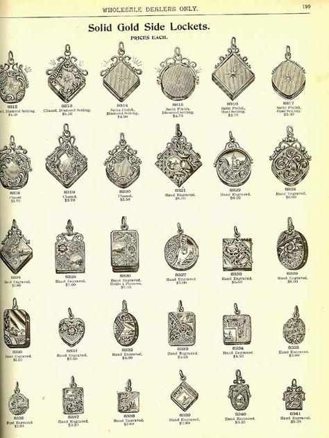 Benjamin Allen Catalogue 1899 Fall Perfume, Victorian Accessories, Vintage Jewelry Ideas, Jewelry Knowledge, Jewellery Design Sketches, Jewelry Design Drawing, Vintage Jewelry Art, Jewelry Drawing, Jewelry Catalog