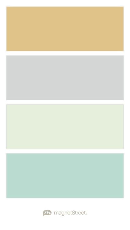 Matte Gold, Matte Silver, Mint, and Waterfall Wedding Color Palette - custom color palette created at MagnetStreet.com Change Personality, Mint Color Palette, Seed Nutrition, Mint Color Palettes, Shallow Pool, Mint Palette, Terracotta Color Palette, Custom Refrigerator, Wedding Birds