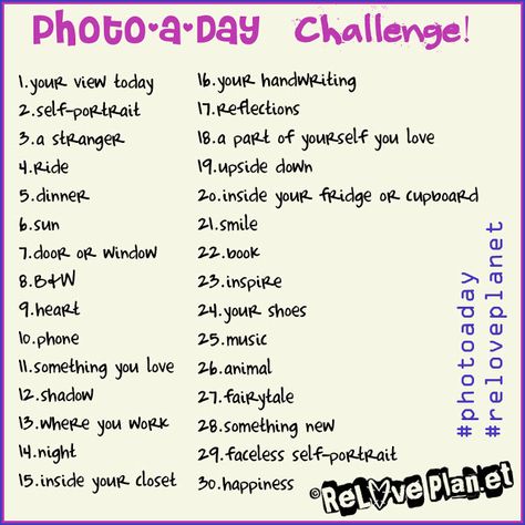 photo a day challenge Minimalism Challenge, Acupressure Therapy, Photo Scavenger Hunt, Photo A Day Challenge, Photo Prompts, Instagram Challenge, Challenge Accepted, Love Challenge, Photography Basics