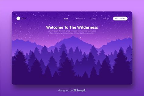 Purple Landing Page, Web Background Design, Landing Page Background, Purple Graphic Design, Gradient Landscape, Website Background Design, Blog Format, Purple Illustration, Ux Design Trends