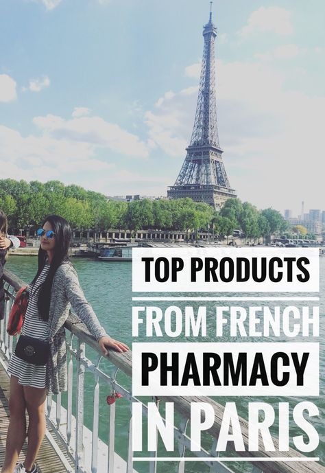 Paris Pharmacy Products, Best French Pharmacy Products, What To Buy In Paris Pharmacy, French Pharmacy Must Haves, Paris Pharmacy, Pharmacy Products, Caudalie Beauty Elixir, French Beauty Secrets, Avene Thermal Spring Water