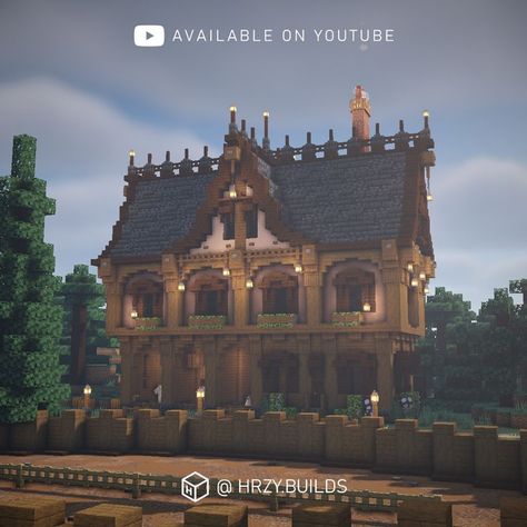 Minecraft Arena, Stable House, Minecraft Kitchens, Minecraft House Plans, Minecraft Medieval, Minecraft Architecture, Minecraft Creations, Minecraft Houses, Science Projects