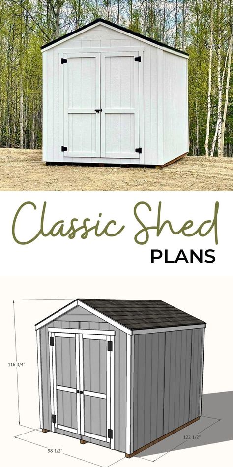 8x8 Shed, 8x10 Shed, 10x10 Shed Plans, Sheds Ideas Backyard, 8x12 Shed Plans, Shed Plans 8x10, Shed Plans 12x16, Diy Storage Shed, Free Shed Plans