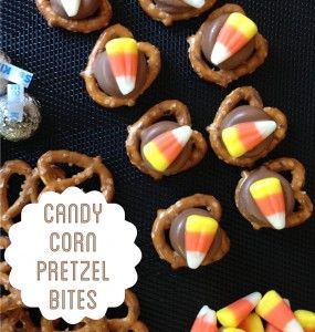 Pretzel Chocolate Bites, Halloween Pretzels, Pretzel Bites Recipes, Gluten Free Halloween, Pretzel Treats, Corn Snacks, Chocolate Pretzels, Halloween Goodies, Candy Chocolate