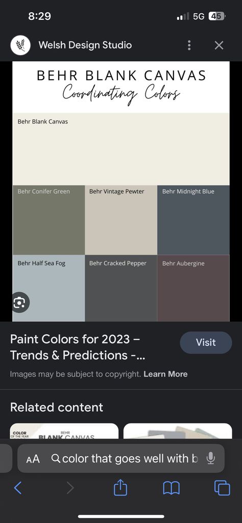 Blank Canvas Behr Paint Kitchen, Behr Midnight Blue, Aubergine Paint Color, Aubergine Paint, Behr Paint, Firefly Serenity, Blank Canvas, Blue Painting, Kitchen Paint