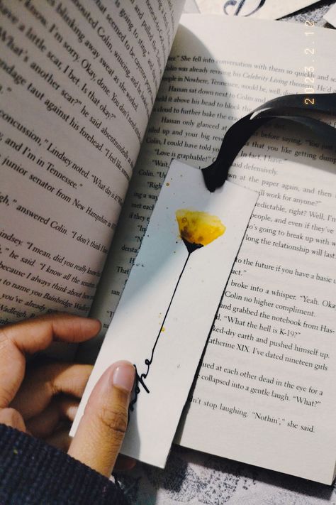 Cheers to good books and self-made bookmarks! Self Made Bookmarks, Self Made, Good Books, Books