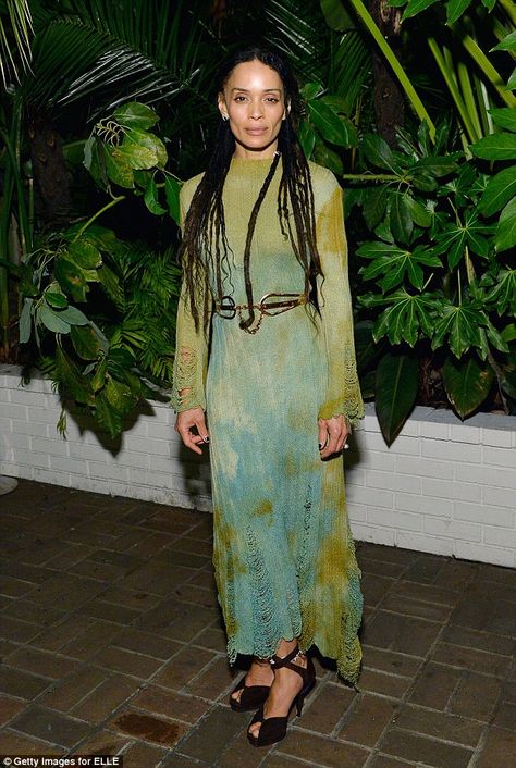 Lisa Bonnet, Cloth Inspiration, Solarpunk Fashion, Whimsigoth Style, Jason Momoa Lisa Bonet, The Enchantress, Lisa Bonet, Estilo Hippie, Printed Gowns