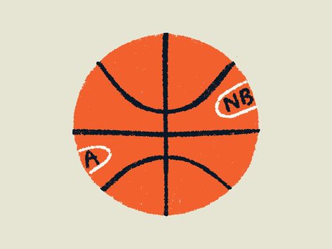 Basketball - Ball by Carra Sykes | Dribbble | Dribbble Basketball Hoop Illustration, Basketball Illustration Design, Basketball Graphic Design, Basketball Images, Basketball Illustration, Basketball Graphics, Cartoon Basketball, Ball Illustration, Basketball Drawings