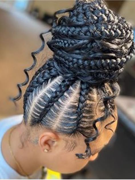 Goddess Braid, Natural Protective Styles, Black Hair Updo, Braid Hair Styles, Black Hair Updo Hairstyles, Hair Protective Styles, Braids Cornrows, Feed In Braids Hairstyles, Goddess Braids Hairstyles