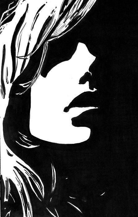 Positive and negative space Poster Grafico, Negative Space Art, Charcoal Drawings, White Drawing, Silhouette Art, Art And Illustration, 2d Art, 인물 사진, Negative Space