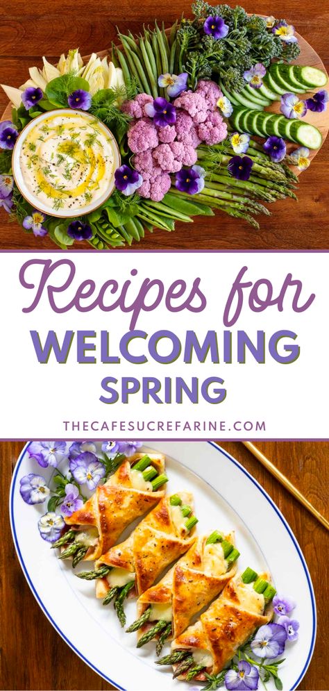 Luncheon Menu, Spring Appetizers, Java Burn Coffee, Healthy Spring Recipes, Spring Recipes Dinner, Spring Lunch, Easter Appetizers, Spring Dishes, Spring Recipe