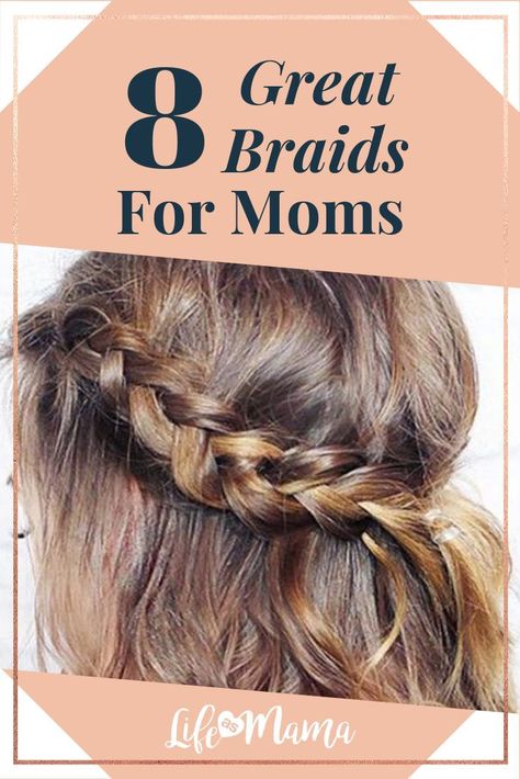 Hey moms! Need a cute braid to suit your gal-on-the-go lifestyle? Check out these great braids here! #LifeAsMama #hairbraid #braid #braidstyles #prettybraids Braids For Shorter Hair, Crazy Braids, Mum Hair, Mum Style, Hairstyle Tips, Pretty Braids, Creative Hair, Long Box Braids, Loose Braids