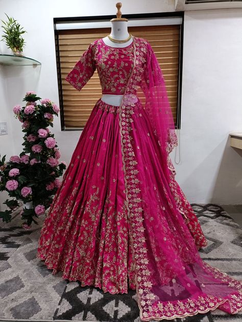 Baju Kahwin, Heavy Lehenga, Orange Lehenga, Silk Lehenga Choli, Cotton Lehenga, Wedding Lehenga Designs, Lehenga Designs Simple, Work Lehenga, Indian Party Wear