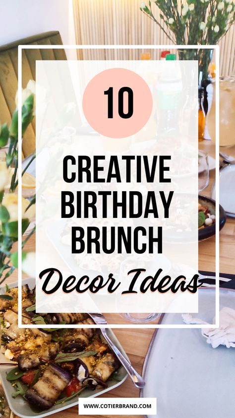 Keep your birthday brunch fresh and contemporary with these modern party ideas. Impress your guests with sleek designs and innovative concepts. 40th Birthday Brunch Decor, Cute Brunch Decor, Brunch Decorating Ideas Events, Brunch Birthday Party Ideas Decoration, 18th Birthday Brunch Ideas, Brunch Birthday Ideas, Birthday Brunch Decor, Brunch Party Ideas Decoration, Birthday Brunch Party Decorations