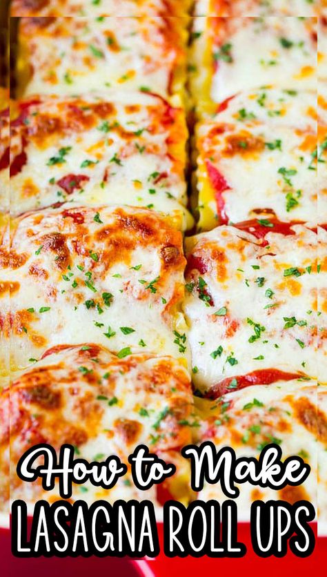 Lazana Recipes, Lazania Recipe, Lasange Recipe, Recipes With Lasagna Noodles, Lasagna Rolls Recipe, Chicken Lasagna Rolls, Spinach Lasagna Rolls, Lasagna Roll Ups, Sausage Lasagna