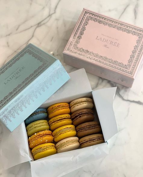 the glam life✨ on Instagram: “follow @bstyledinspo for more inspo 💖 📸:@anna_arutiunova tag to be featured” Macarons Paris, Laduree Macarons, Pink Dessert, Laduree Paris, Parisian Aesthetic, Glam Life, My Board, Macarons, Dessert