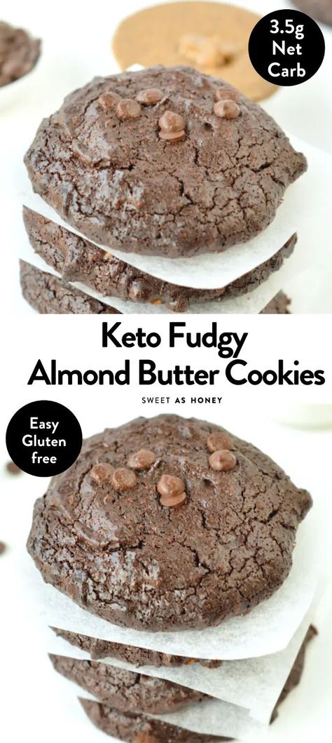 Almond Butter Keto Cookies, Keto Almond Butter Cookies, Mthfr Diet, Soft Chocolate Cookies, Thm Cookies, Cellular Healing, Galletas Keto, Soft Chocolate Cookie, Flourless Chocolate Cookies