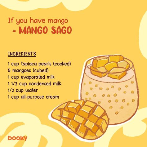 Mango Sago, Homemade Recipe Books, Recipe Book Diy, Homemade Cookbook, Food Infographic, Refreshing Drinks Recipes, Sweet Dishes Recipes, Tasty Recipes Videos, Easy Baking Recipes Desserts