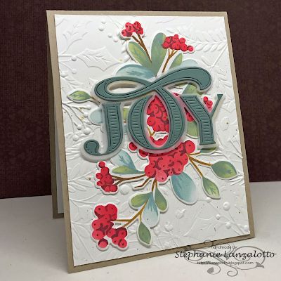 Greetery Cards, Joy Christmas Card, The Greetery, Joy Cards, Ink Well, Holiday Greenery, Christmas Challenge, Spellbinders Cards, Tis The Season To Be Jolly