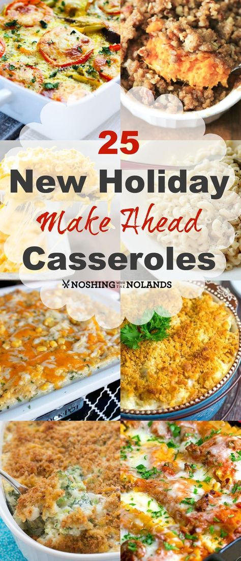 Thanksgiving Casseroles, Make Ahead Thanksgiving, Make Ahead Casseroles, Holiday Casseroles, Christmas Casserole, Thanksgiving Casserole, Diy Easy Recipes, Make Ahead Meals, Christmas Cooking