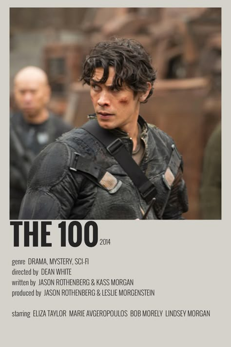 The 100 Minimalist Poster, The 100 Movie Poster, The 100 Poster, Movie Character Posters, Minimalistic Posters, Minimal Posters, Film Polaroid, Mini Posters, Series Posters