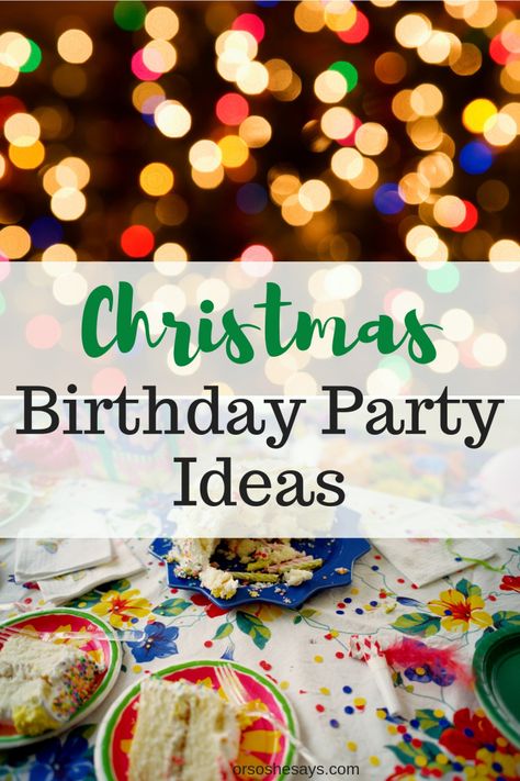 Christmas Birthday Party Ideas, Christmas Baby Birthday, December Birthday Parties, 1st Birthday Boy Themes, 7th Birthday Party Ideas, Diy Crafts Christmas, Winter Birthday Parties, Birthday Party Games For Kids, Party Themes For Boys